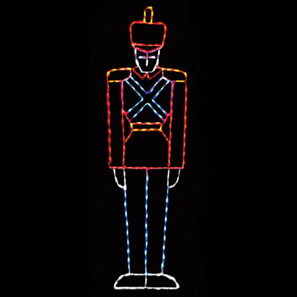 Nutcracker Tall Toy Soldier LED Display (82")