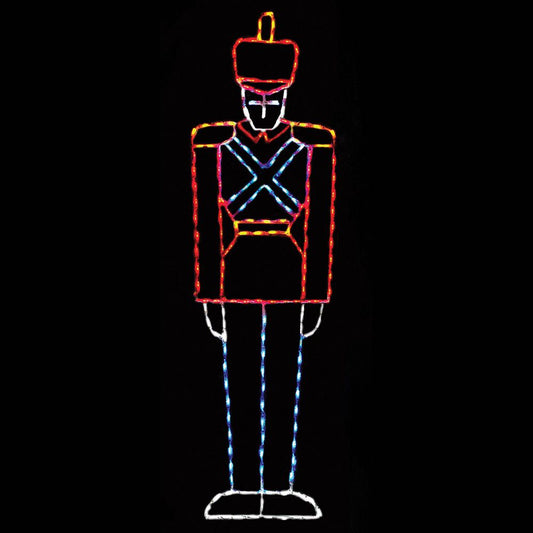 Nutcracker Tall Toy Soldier LED Display (82")