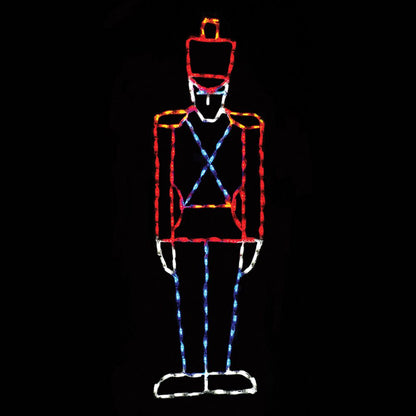 Nutcracker Toy Soldier LED Display (65")
