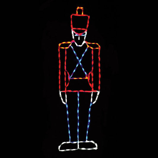 Nutcracker Toy Soldier LED Display (65")