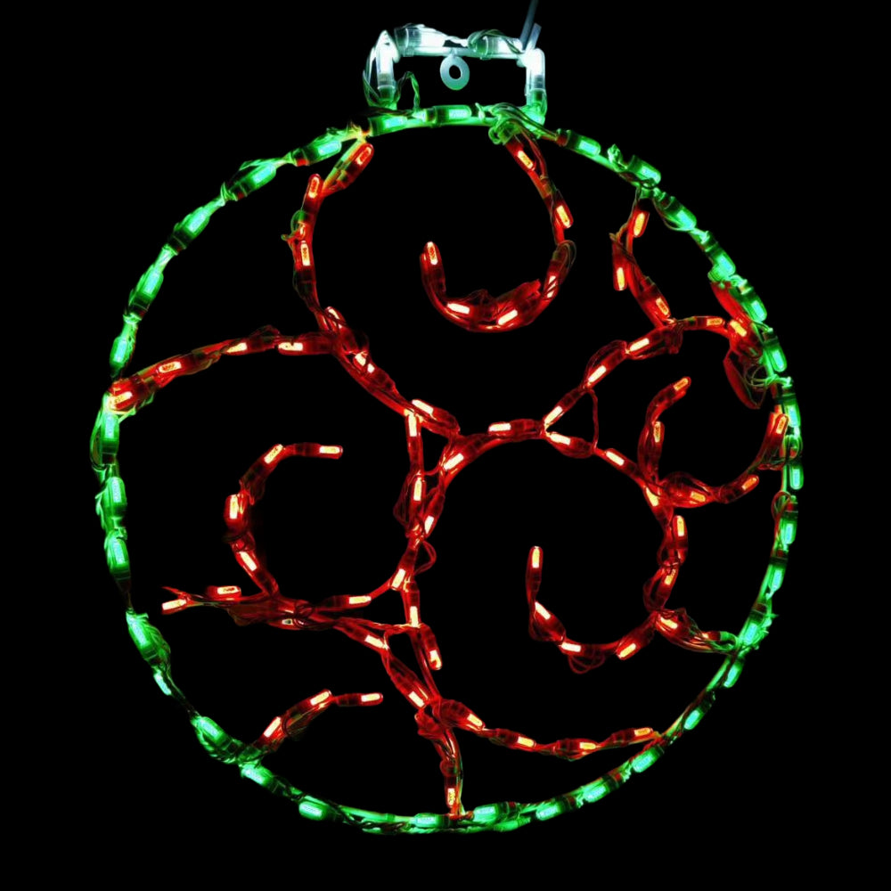 Scroll Ornament LED Display (28")