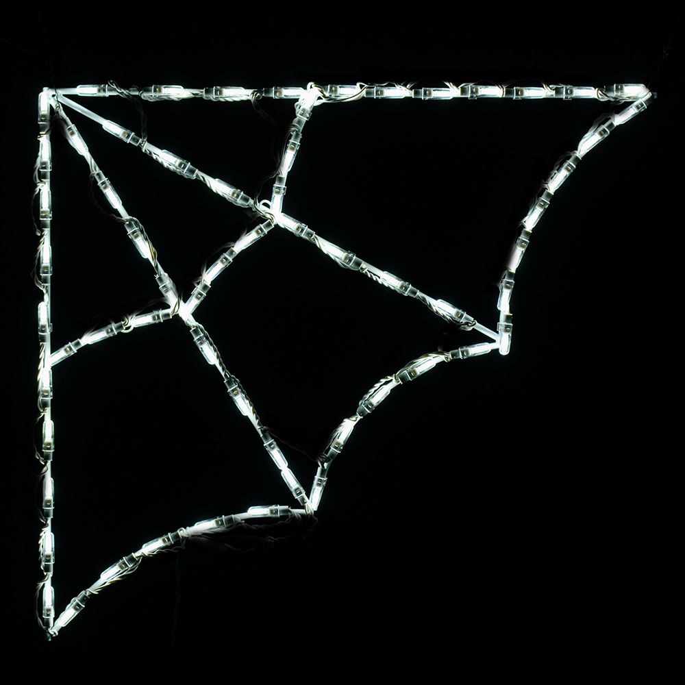 Corner Spider Web LED Display (22")