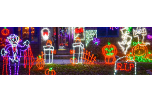 Halloween LED Light Displays in Nebraska 