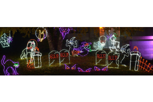 Halloween Holiday Lighting Displays in Nebraska 