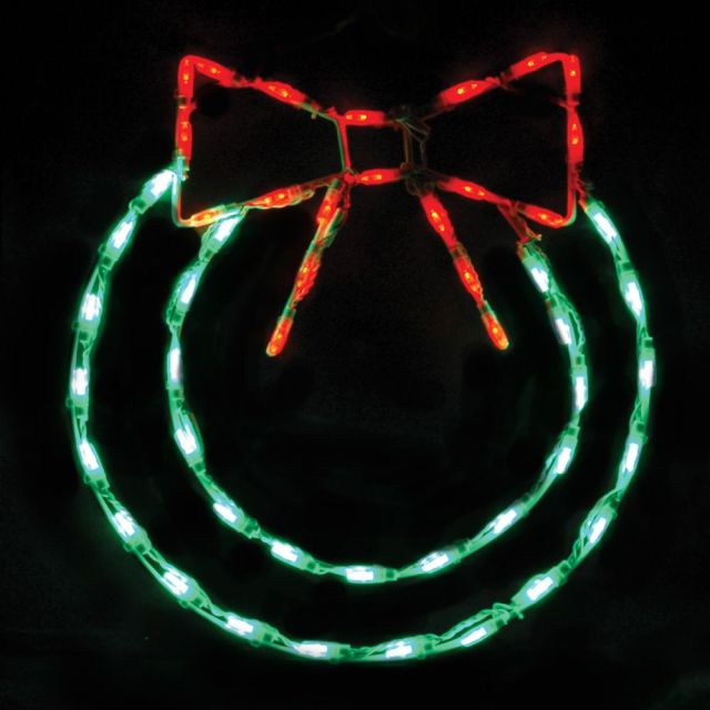 Led Blinking Bell With Holly 