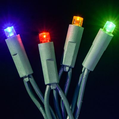 5MM LED Concave Twinkle Multi - 2 wire