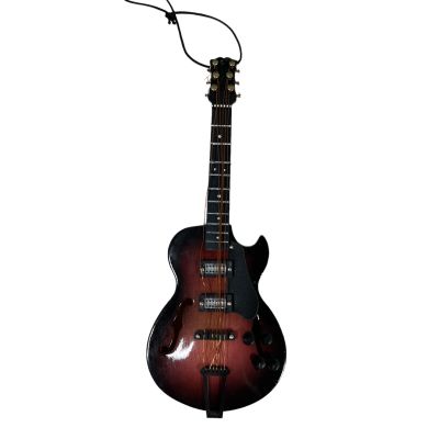 Dark Brown Archtop Hollowbody Guitar Ornament