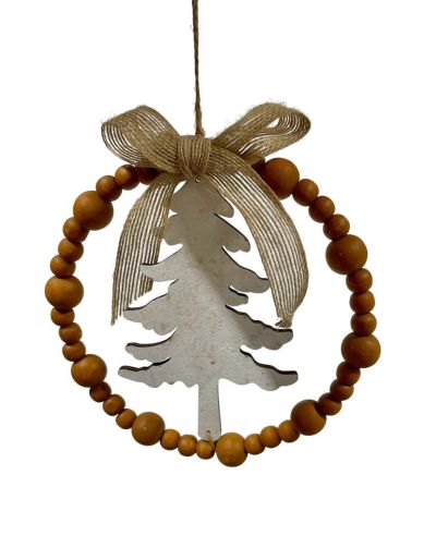 Tree Bead Ornament - Set of 3