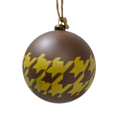 Bundle of 5: Houndstooth Ball Ornament