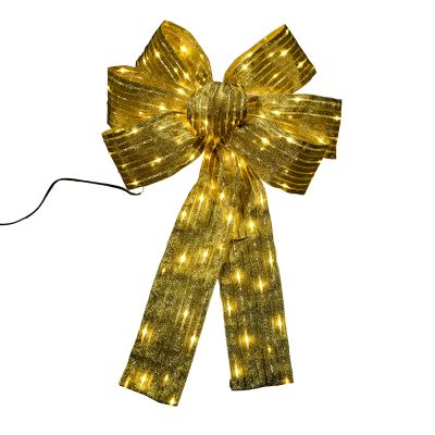 Illuma Bow 7 loops, Gold A/C Twinkle Lights