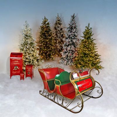 Large Iron Christmas Sleigh