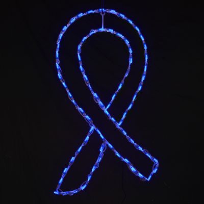 LED Blue Ribbon Large