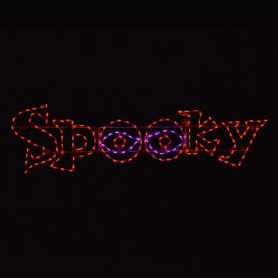 Spooky Word Sign